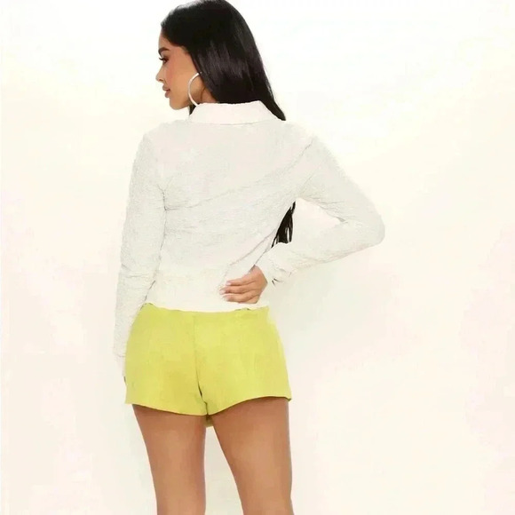 4/$25 NWT Fashion Nova Clear Your Weekend Plans Top Ivory Sz 1X - Picture 4 of 6